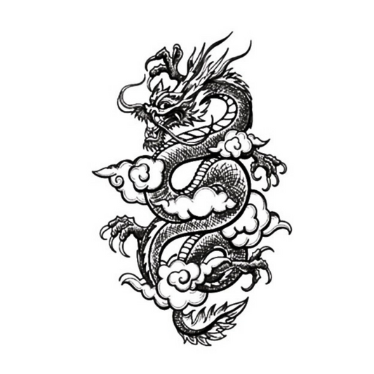 Fire Semi Permanent Ink Tattoo By ShopGomad