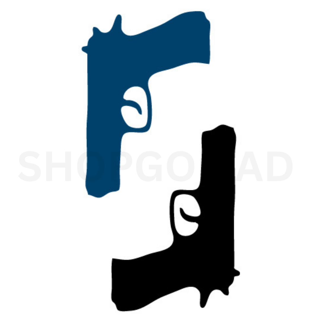 Gun Shot Temporary Tattoo By ShopGomad