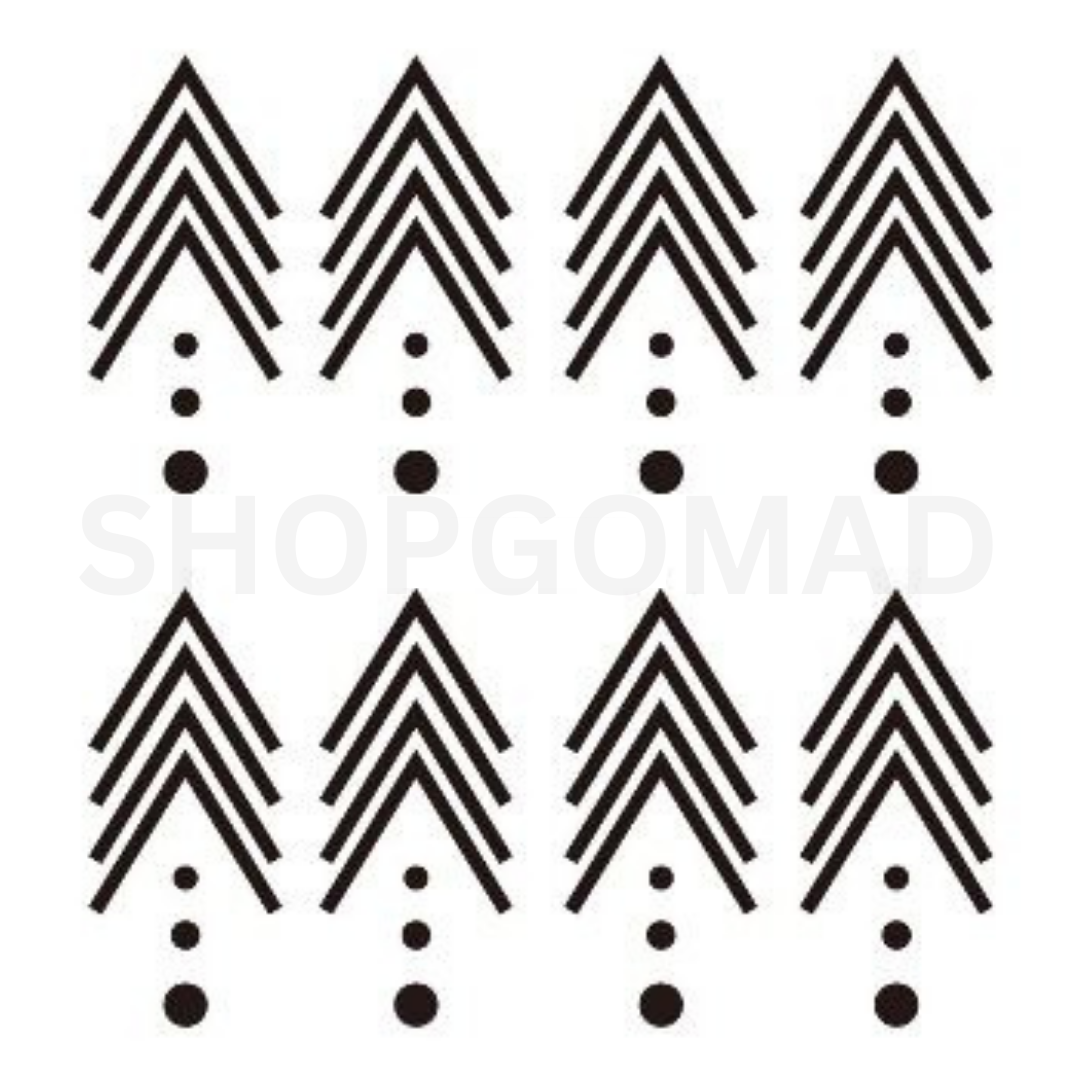 Henna Finger Temporary Tattoo By ShoGomad