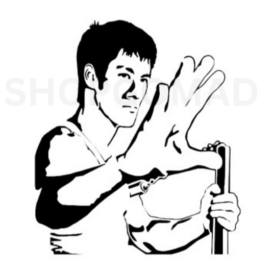 Jackie Chan Temporary Tattoo By ShopGomad