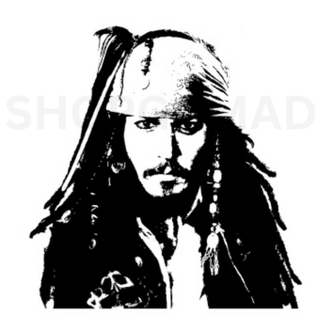 Jack Sparrow Temporary Tattoo By ShopGomad