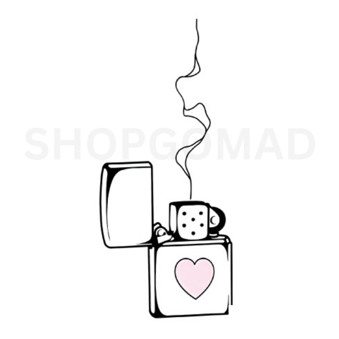 Light It Love Temporary Tattoo By ShopGomad