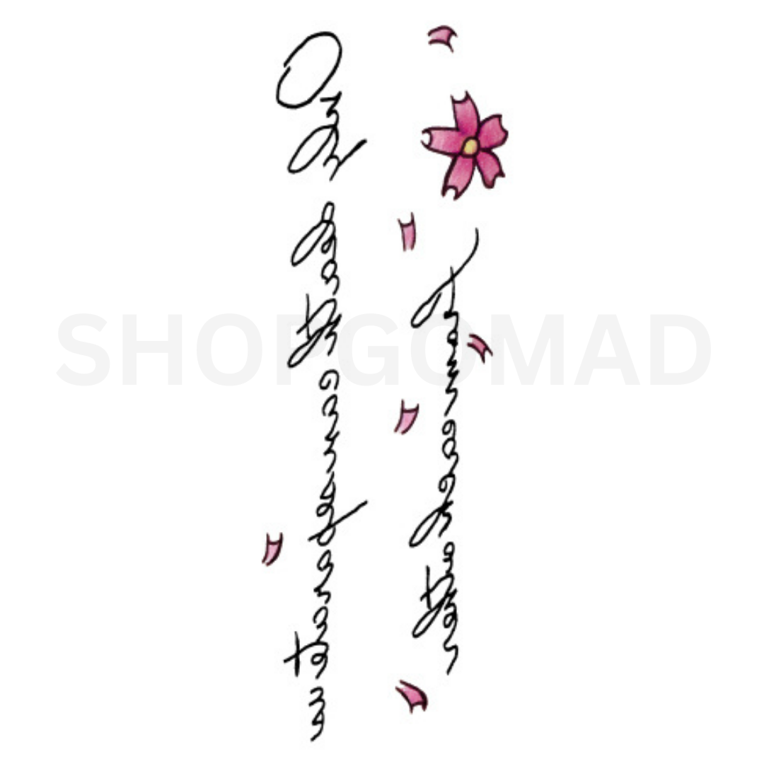 Love Quote Temporary Tattoo By ShopGomad