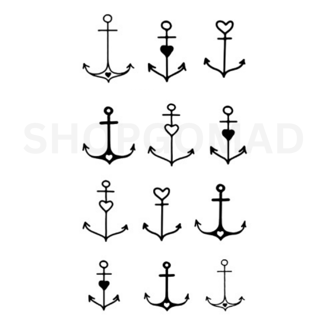 Valentines 4 Bundle Pack Temporary Tattoo By ShopGomad