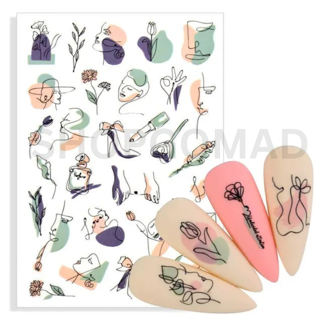 Nail Decal Sticker By ShopGomad