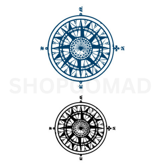 The Path Forward Compass Temporary Tattoo By ShopGomad