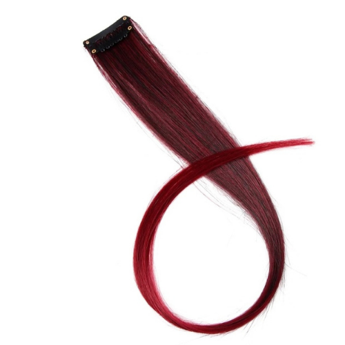 Burgundy One Clip Hair Extension By ShopGomad