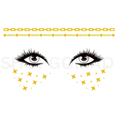 Glitter Freckles Face Temporary Waterproof Tattoo By ShopGomad