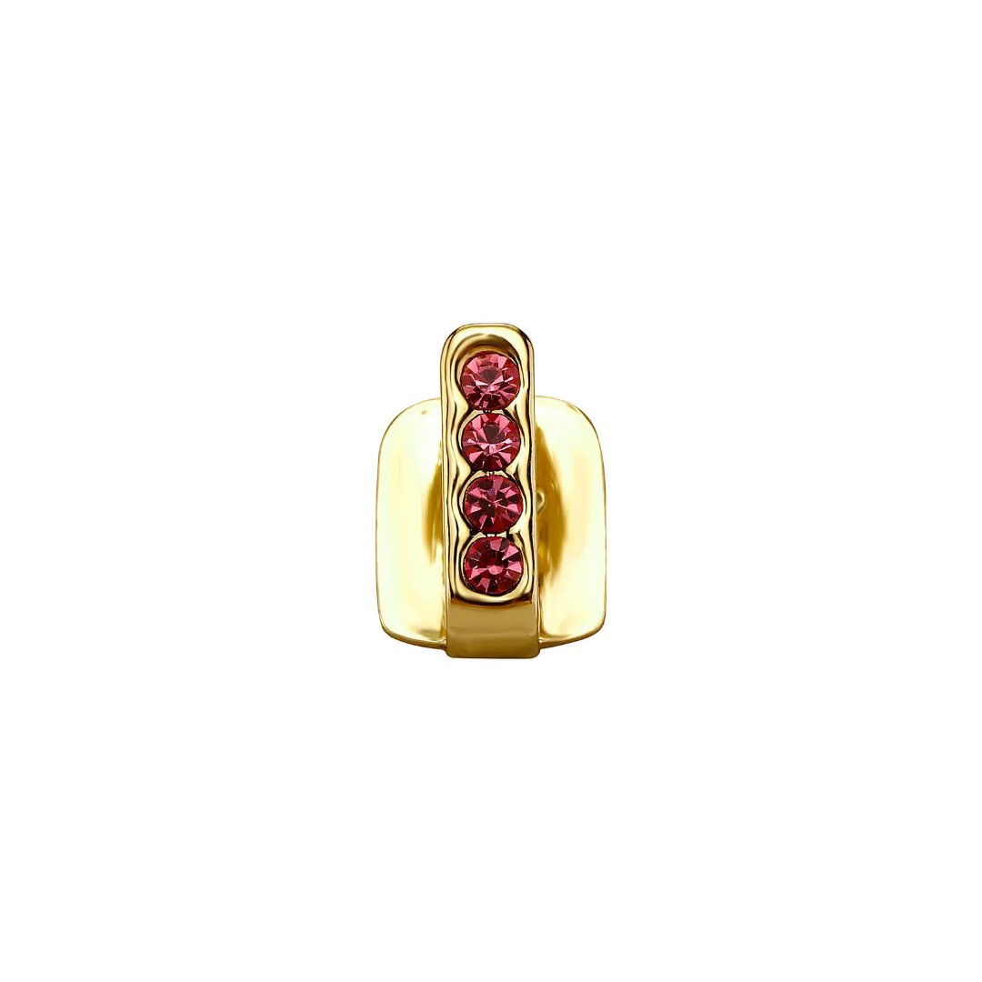 ShopGomad Tooth Cuff (Grill) with Vertical Gold Bar Hip Hop Teeth Grillz  l TEETH CUFF 🦷