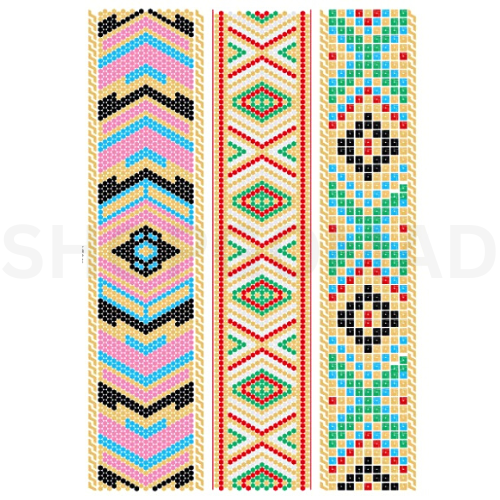 Pink Band Waterproof Metallic/Flash Temporary Tattoo By ShopGomad