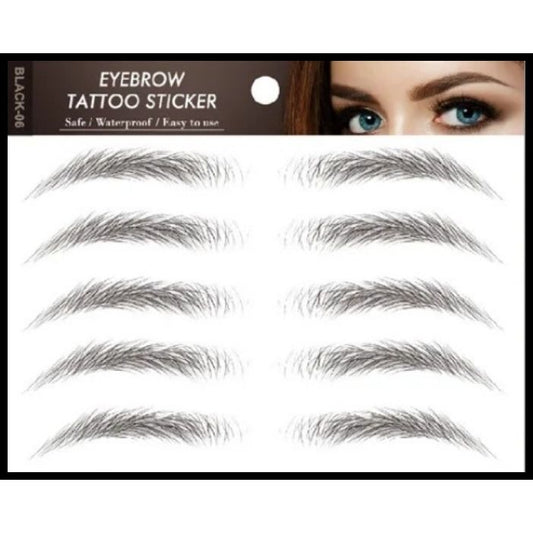 5 Eyebrow  D5 Temporary Tattoo By ShopGomad