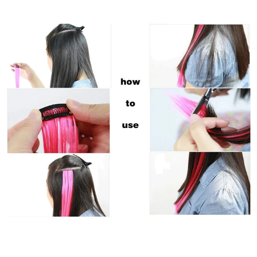 Red One Clip Hair Extension By ShopGomad