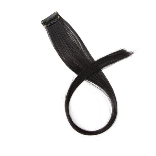 Black One Clip Hair Extension by ShopGomad