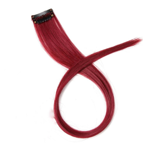 Burgundy One Clip Hair Extension By ShopGomad