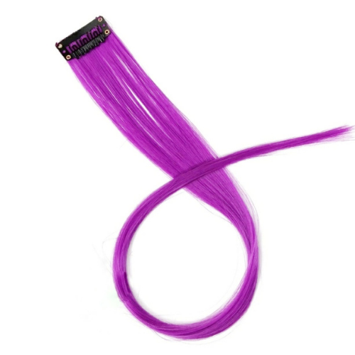 Purple One Clip Hair Extension By ShopGmad