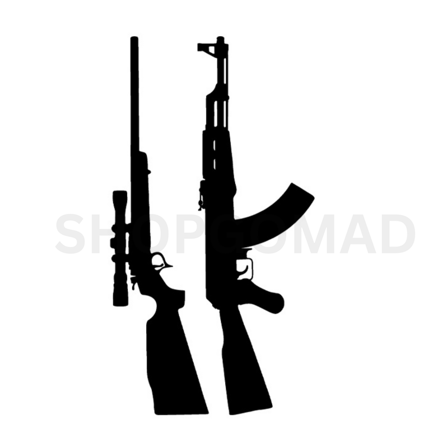 AK47 Temporary Tattoo By ShopGomad