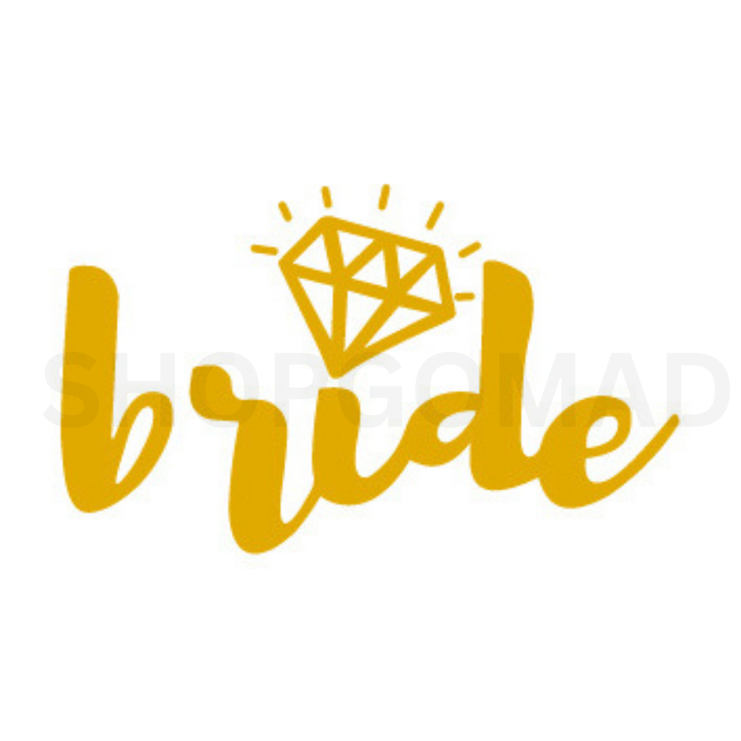 Bride Temporary Tattoo By ShopGomad