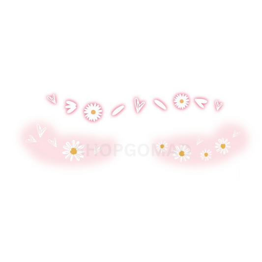 Daisy On Pink Temporary Tattoo By ShopGomad