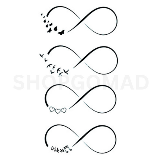 Infinity Temporary Tattoo By ShopGomad