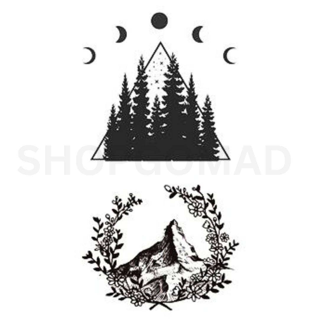Mountain Calling Temporary Tattoo By ShopGomad