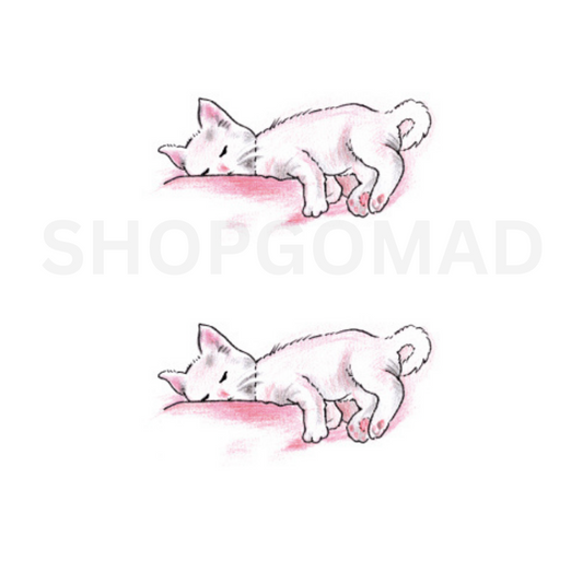 PawSitive Cat Temporary Tattoo By ShopGomad