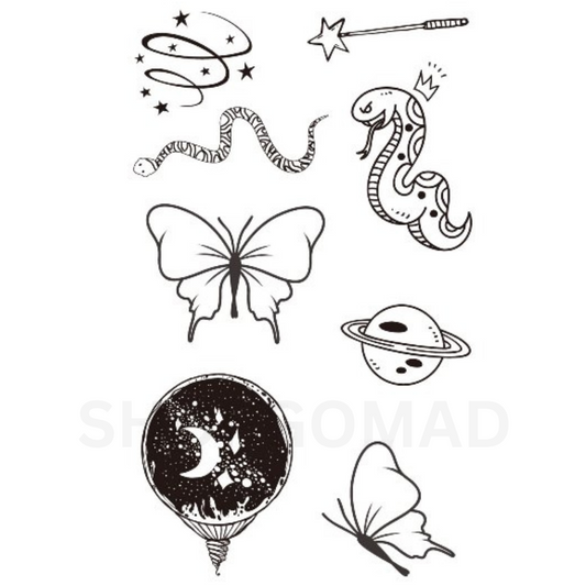 Pretty Shade Temporary Tattoo By ShopGomad