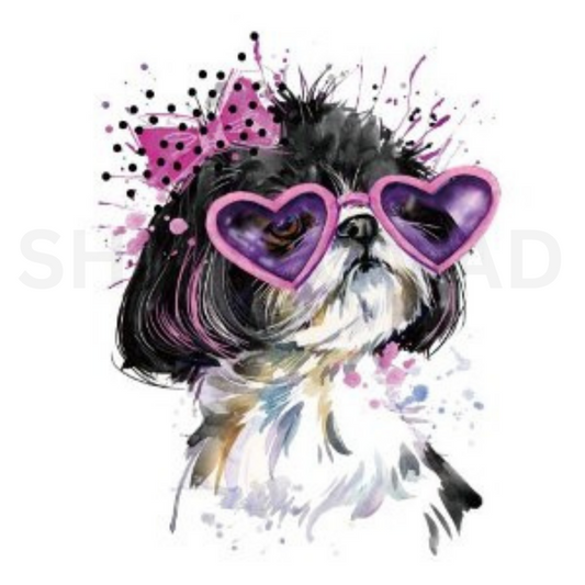 Bojji Shih Tzu Temporary Tattoo By ShopGomad