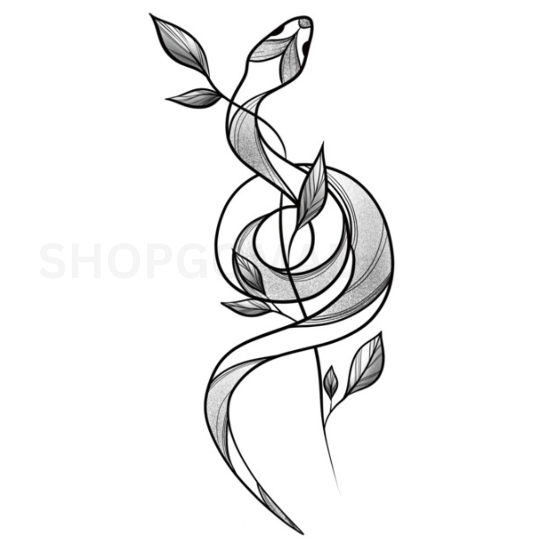 Snake Temporary Tattoo By ShopGoamd