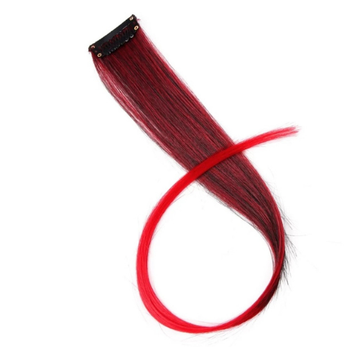 Red One Clip Hair Extension By ShopGomad